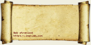 Milana Trifunović vizit kartica